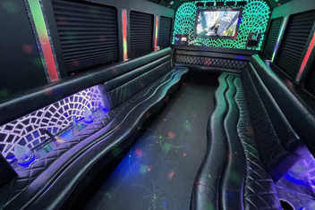 New Brunswick Limo Bus Interior