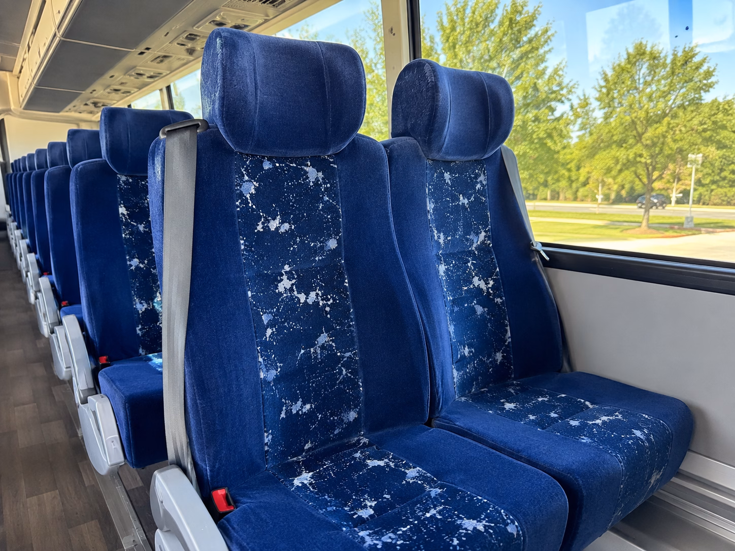 new brunswick charter bus rental interior